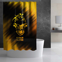 Шторка для душа Goblin Slayer - gold gradient, цвет: 3D-принт — фото 2