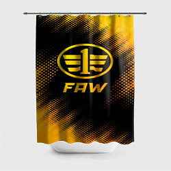 Шторка для душа FAW - gold gradient, цвет: 3D-принт