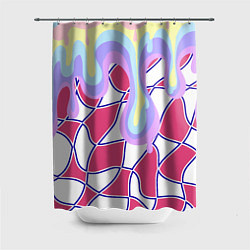 Шторка для душа Rainbow illusion, цвет: 3D-принт