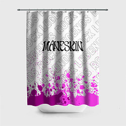 Шторка для душа Maneskin rock legends посередине, цвет: 3D-принт