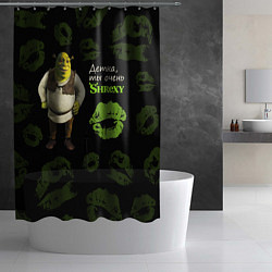 Шторка для душа Shrexy Shrek, цвет: 3D-принт — фото 2