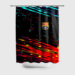 Шторка для душа Barcelona краски, цвет: 3D-принт