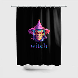 Шторка для душа Cartoon witch, цвет: 3D-принт