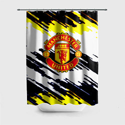 Шторка для душа Манчестер Юнайтед клуб краски, цвет: 3D-принт