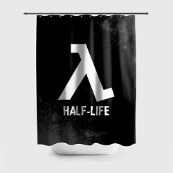 Шторка для душа Half-Life glitch на темном фоне, цвет: 3D-принт