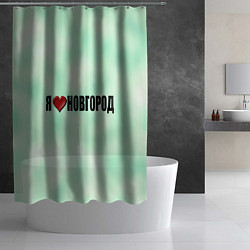 Шторка для душа Новгород города России, цвет: 3D-принт — фото 2
