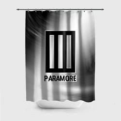 Шторка для душа Paramore glitch на светлом фоне, цвет: 3D-принт