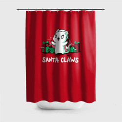 Шторка для душа Santa claws, цвет: 3D-принт