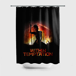 Шторка для душа Within Temptation Sharon, цвет: 3D-принт