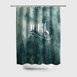 Шторка для душа Русь - славянский лес, цвет: 3D-принт