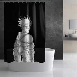 Шторка для душа Чосо в шибари - Магическая битва, цвет: 3D-принт — фото 2