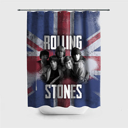 Шторка для душа Rolling Stones - Great britain, цвет: 3D-принт