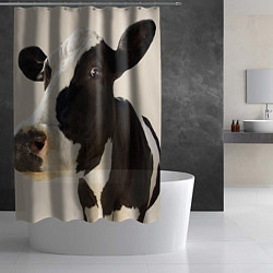 Шторка для душа Настоящая корова, цвет: 3D-принт — фото 2