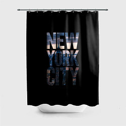 Шторка для душа New York City - USA, цвет: 3D-принт