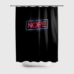 Шторка для душа Nope - neon, цвет: 3D-принт