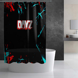 Шторка для душа DayZ краски, цвет: 3D-принт — фото 2