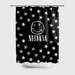 Шторка для душа Nirvana stars steel, цвет: 3D-принт