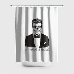 Шторка для душа My name is Bone, цвет: 3D-принт
