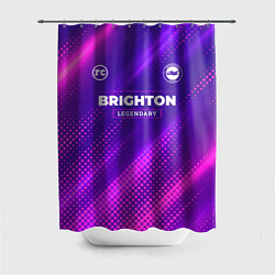 Шторка для душа Brighton legendary sport grunge, цвет: 3D-принт