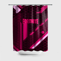 Шторка для душа Fortnite броня розовая эпик, цвет: 3D-принт