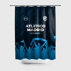 Шторка для душа Atletico Madrid legendary форма фанатов, цвет: 3D-принт