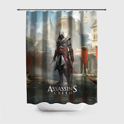 Шторка для душа Assassins creed game poster, цвет: 3D-принт