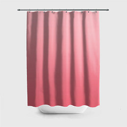 Шторка для душа Нежный розовый градиент, цвет: 3D-принт