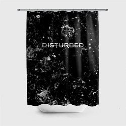 Шторка для душа Disturbed black ice, цвет: 3D-принт