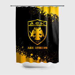 Шторка для душа AEK Athens - gold gradient, цвет: 3D-принт