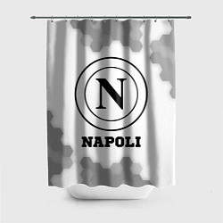 Шторка для душа Napoli sport на светлом фоне, цвет: 3D-принт