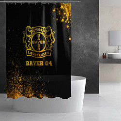 Шторка для душа Bayer 04 - gold gradient, цвет: 3D-принт — фото 2