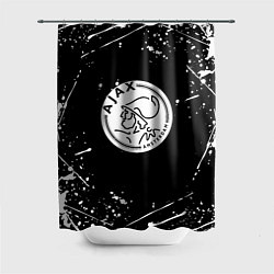 Шторка для душа Аякс краски брызги спорт, цвет: 3D-принт