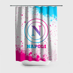 Шторка для душа Napoli neon gradient style, цвет: 3D-принт