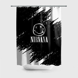 Шторка для душа Nirvana текустура краски, цвет: 3D-принт