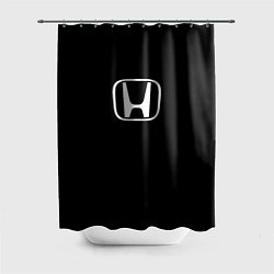 Шторка для душа Honda white logo, цвет: 3D-принт