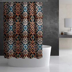 Шторка для душа Паттерн luxury узоры, цвет: 3D-принт — фото 2