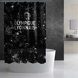 Шторка для душа Lyon black ice, цвет: 3D-принт — фото 2