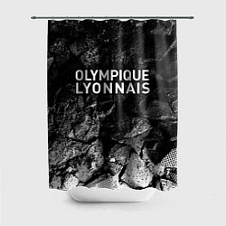 Шторка для душа Lyon black graphite, цвет: 3D-принт