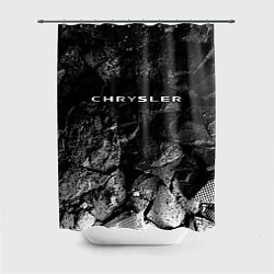 Шторка для душа Chrysler black graphite, цвет: 3D-принт