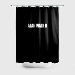 Шторка для душа Alan Wake 2 logo game, цвет: 3D-принт
