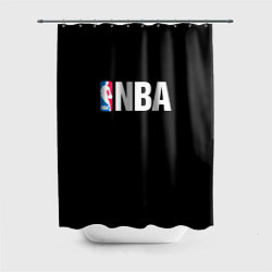 Шторка для душа NBA logo sport, цвет: 3D-принт