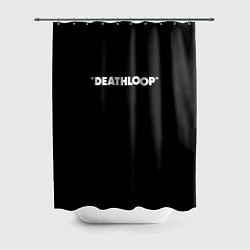 Шторка для душа Deathloop logo, цвет: 3D-принт