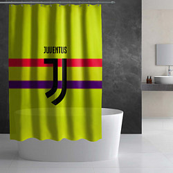 Шторка для душа Juventus sport line, цвет: 3D-принт — фото 2