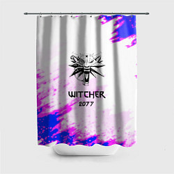 Шторка для душа The Witcher colors neon, цвет: 3D-принт