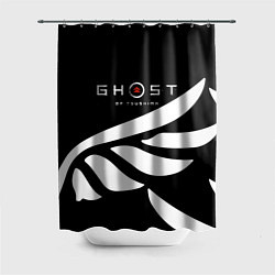 Шторка для душа Ghost of Tsushima крылья, цвет: 3D-принт