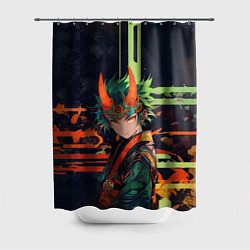 Шторка для душа Юный Они, цвет: 3D-принт