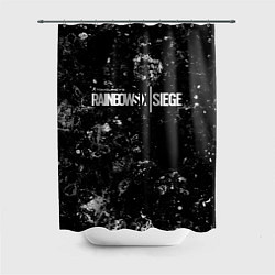 Шторка для душа Rainbow Six black ice, цвет: 3D-принт