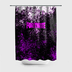 Шторка для душа Fortnite неоновые краски, цвет: 3D-принт