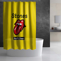 Шторка для душа Stones no filter, цвет: 3D-принт — фото 2