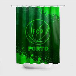 Шторка для душа Porto - green gradient, цвет: 3D-принт